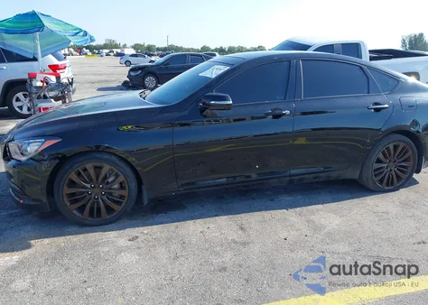 2015 Hyundai Genesis 5.0 from USA, damaged, VIN KMHGN4JF6FU041921